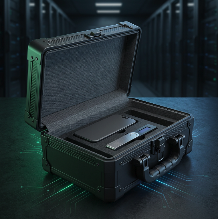 TitanShield X – Portable Faraday Cage Safe (Military-Grade Signal Isolation)