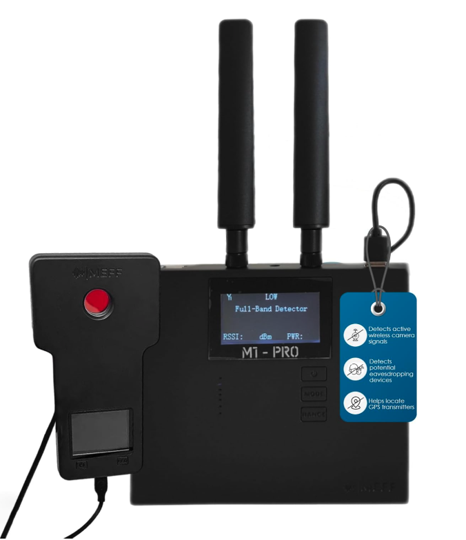 MEFF M1-PRO Professional All-in-One Near-Field Detection Kit – 0–20 GHz Signal Detector for Hidden Devices, GPS Trackers, and Wireless Surveillance Signals