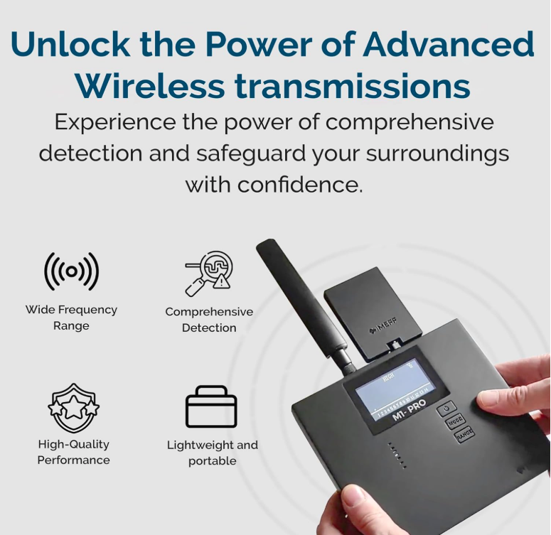 MEFF M1-PRO Professional All-in-One Near-Field Detection Kit – 0–20 GHz Signal Detector for Hidden Devices, GPS Trackers, and Wireless Surveillance Signals 5