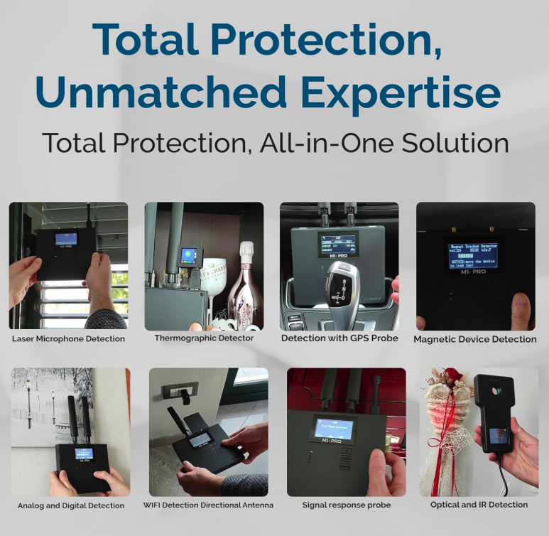 MEFF M1-PRO Professional All-in-One Near-Field Detection Kit – 0–20 GHz Signal Detector for Hidden Devices, GPS Trackers, and Wireless Surveillance Signals 6
