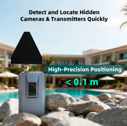 Full Band 10MHz-12GHz GSM Directional High Sensitivity RF Detector Ultra-Small OLED Display Anti-Spy Camera Finder Wireless