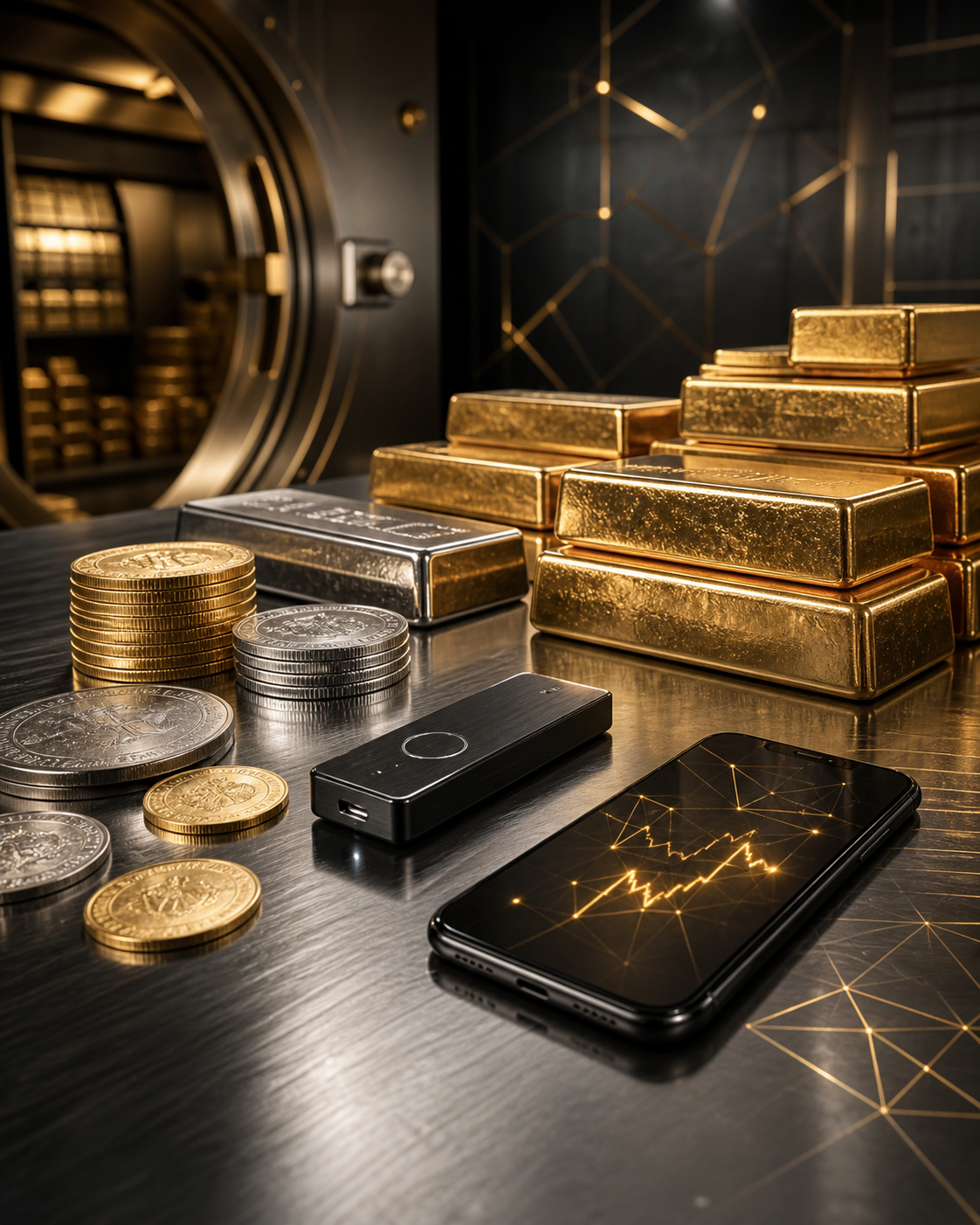 Dollar-Cost Averaging into Physical Gold with Crypto