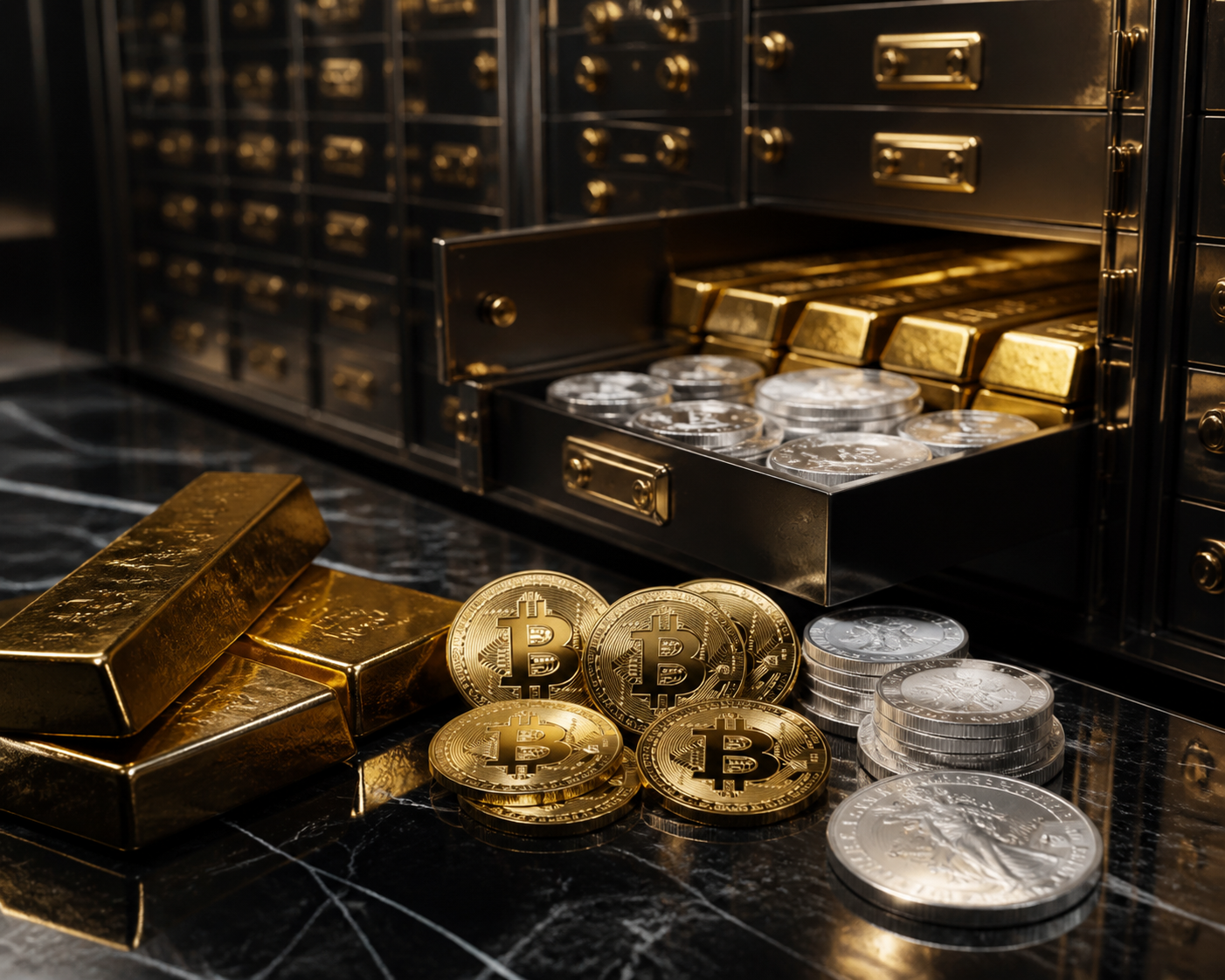 Bitcoin + Oro en Barbell: combinar dos formas de escasez