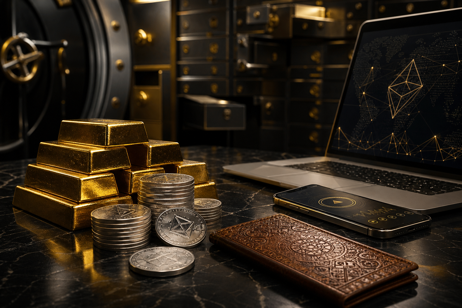 Comprar oro físico con criptomonedas desde México — sin necesidad de banco