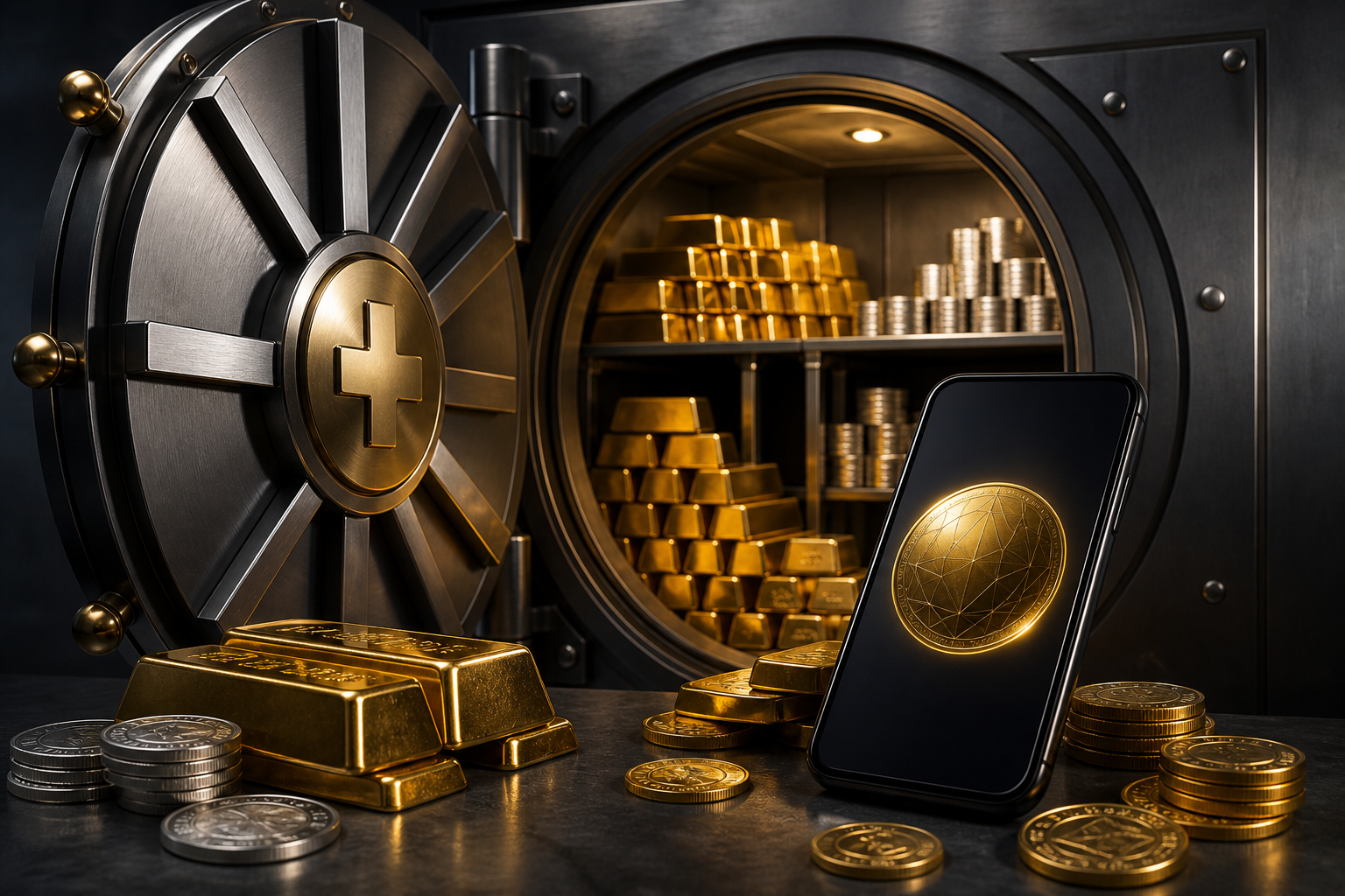 Venezuela & USDT: Comprar oro físico en una cámara acorazada suiza