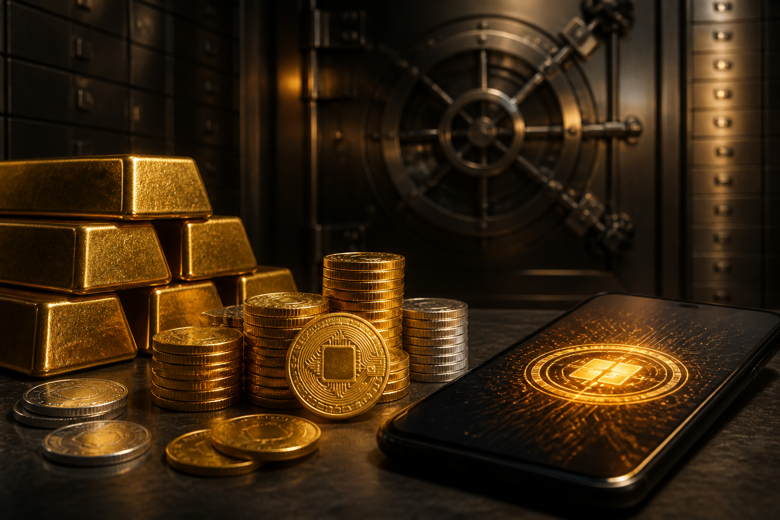 Monedas de oro vs lingotes para compradores con cripto: ¿cuál elegir?