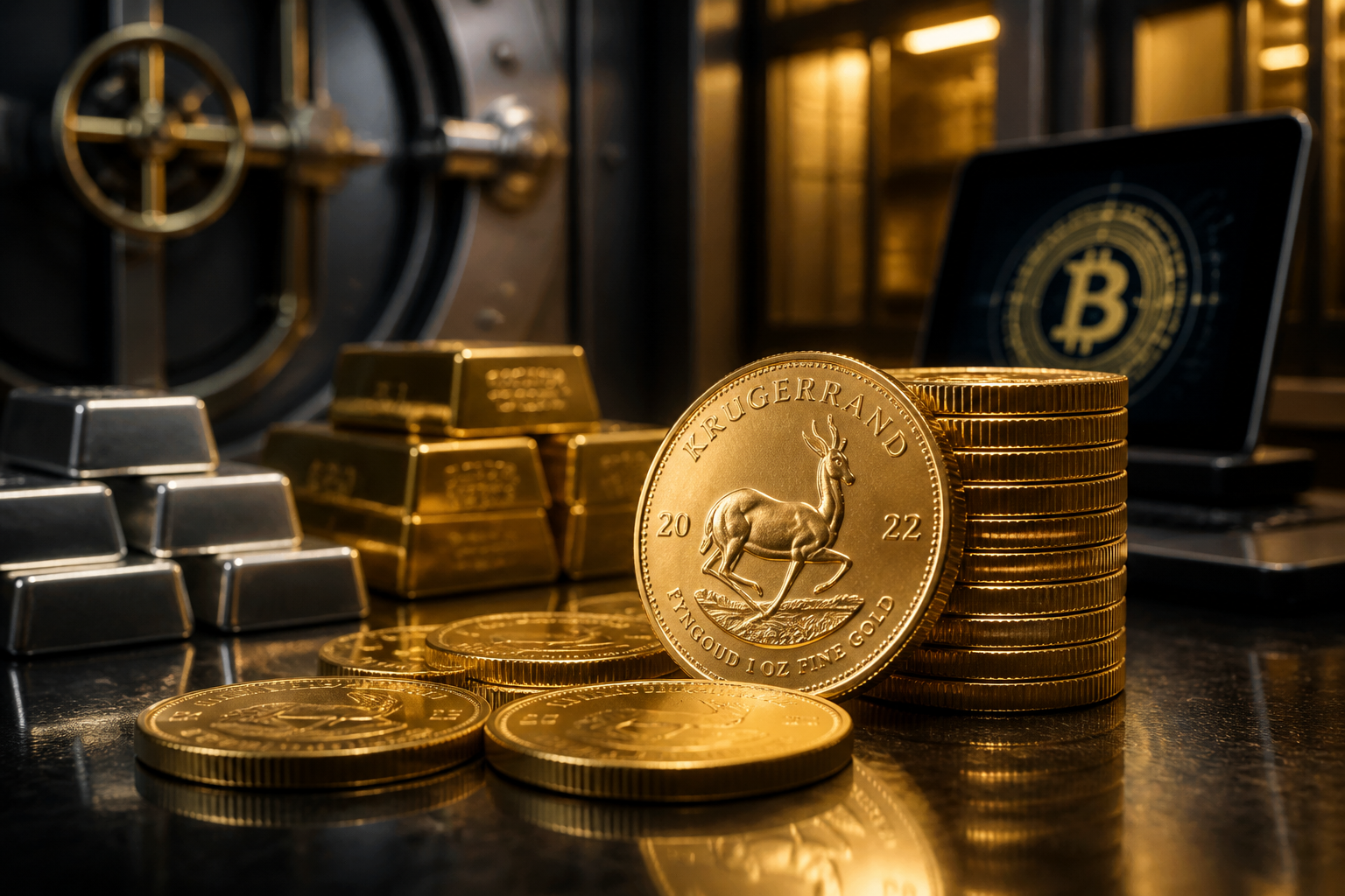 Krugerrand de oro: pureza, peso, prima y guía de reventa