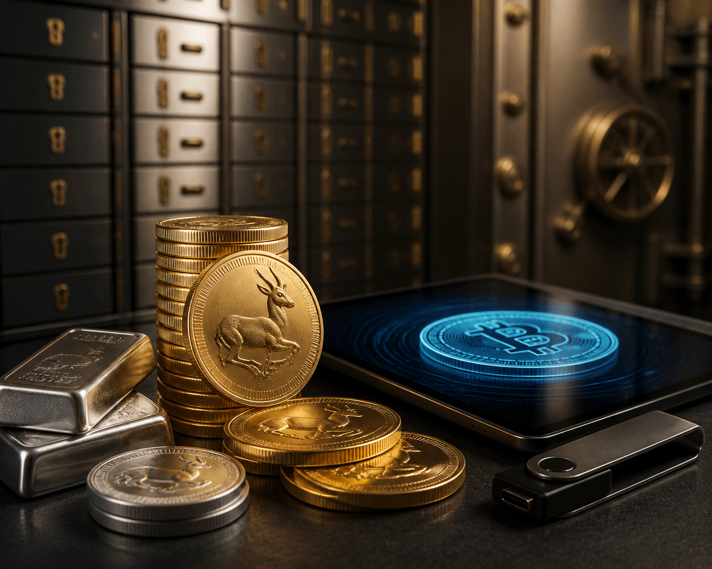 Krugerrand de oro para inversores en cripto: pureza, peso y reventa