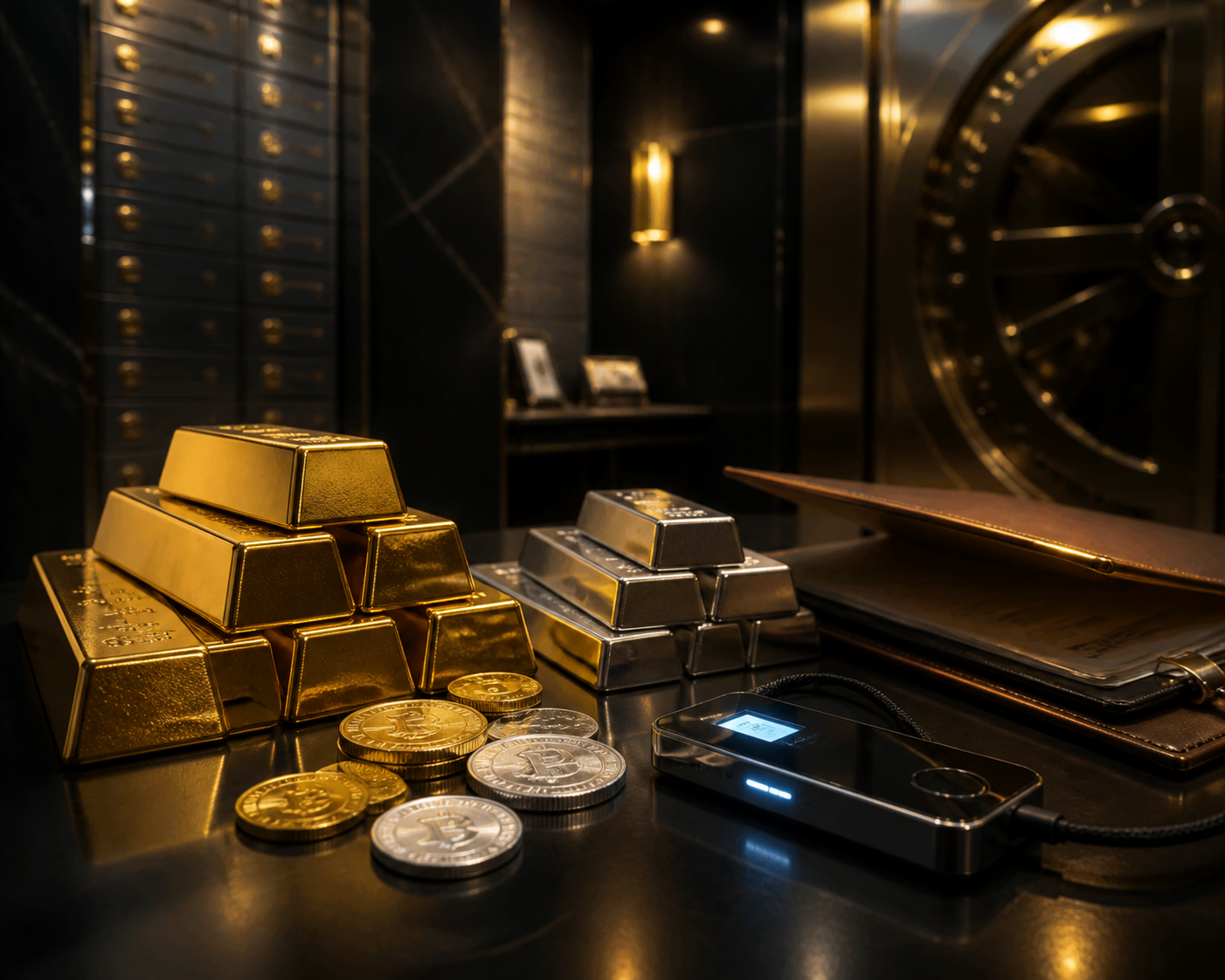Transmitir oro y patrimonio en criptomonedas a la familia de forma privada