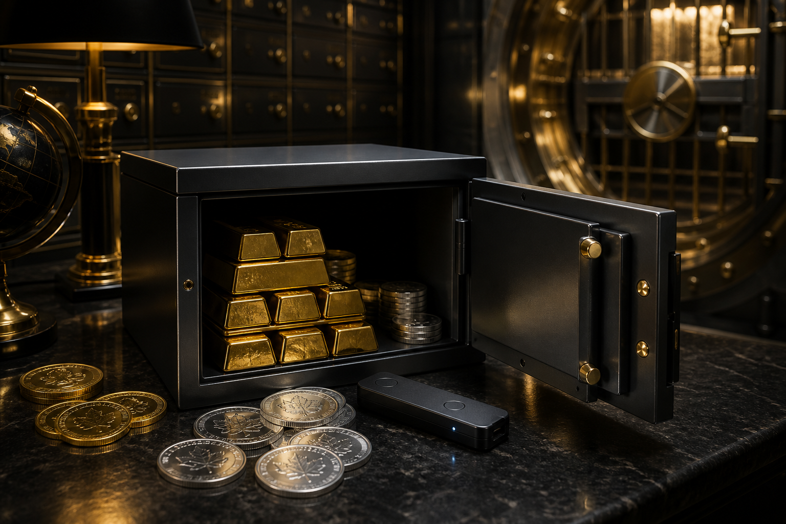 Cómo transmitir oro y criptoactivos a la familia de forma privada